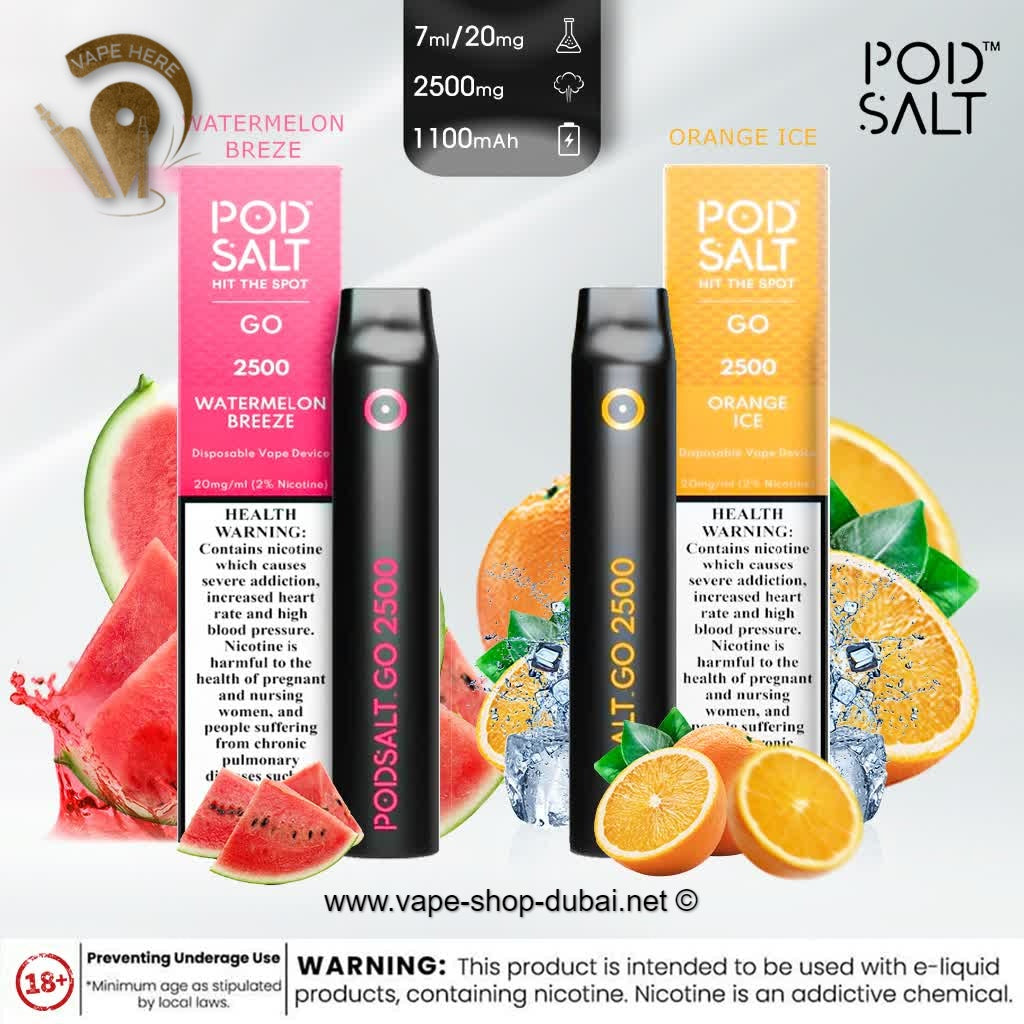 PS GO 2500 Disposable Vape Device (20mg) - Vape Here Store